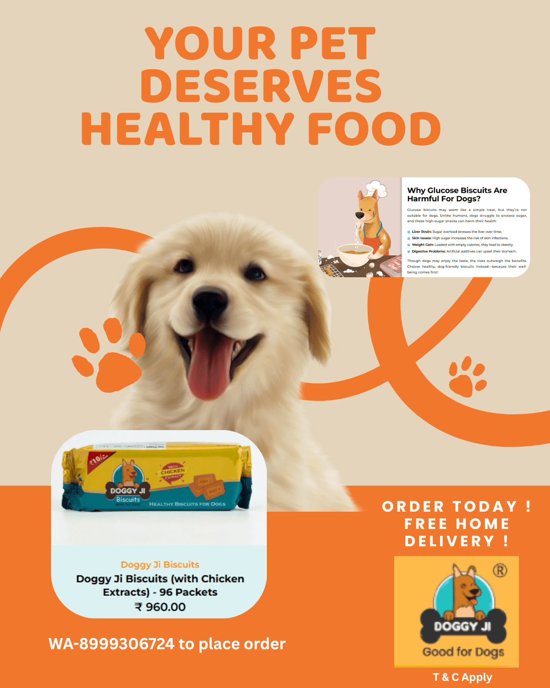 Your pet deserves healthy food